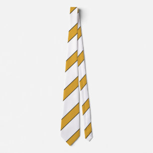 Gravata Tinta branca e amarela