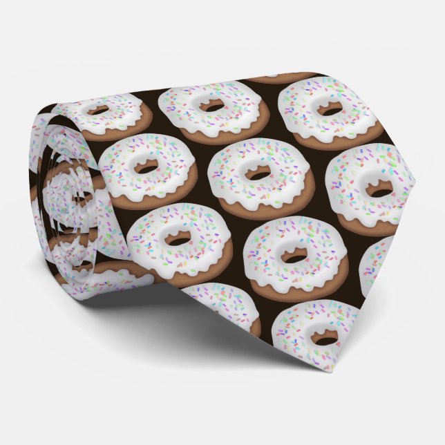 Gravata Tinta comprada em camadas de rosquinha gelada e ba (Rolled)