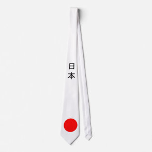 Gravata Tinta da bandeira do Japão
