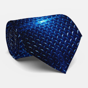 Gravata Tinta de pescoço de Placa de Diamante Azul