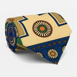 Gravata Tinta do pescoço do padrão retroativo assírio