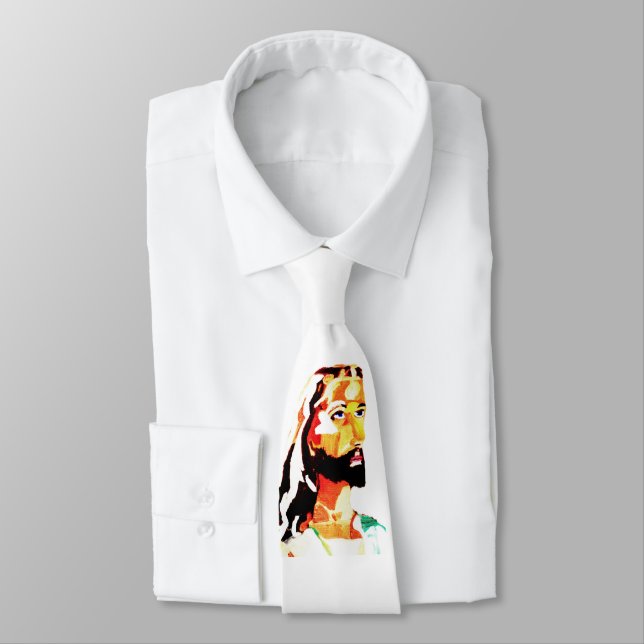 Gravata Tinta do pescoço JESUS (Amarrado)