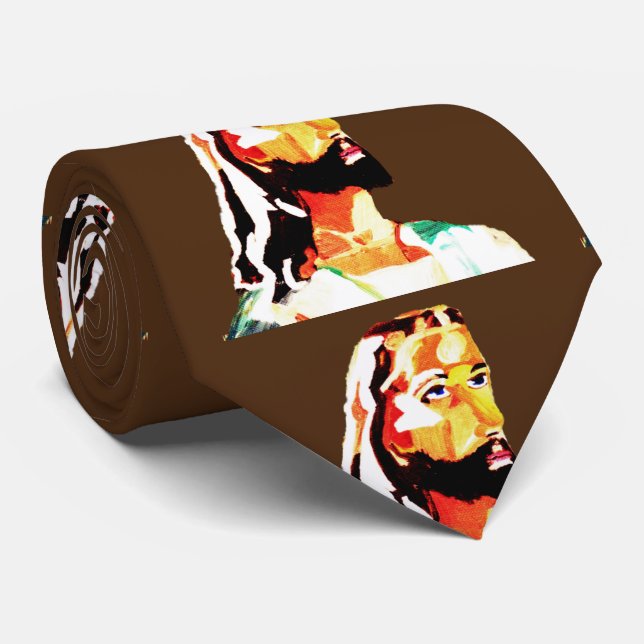 Gravata Tinta do pescoço JESUS (Rolled)