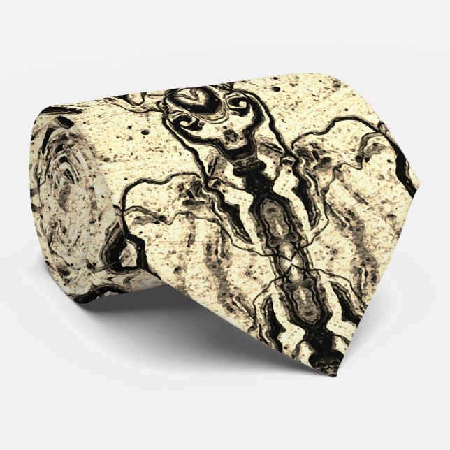 Gravata Tinta do pescoço Sepia (Rolled)