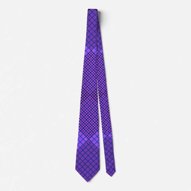 Gravata Tiny checkered 2 tons 04A BPurple BG (Frente)