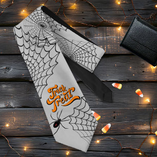 Gravata Tipografia w/Spiders ID680 da doçura ou travessur