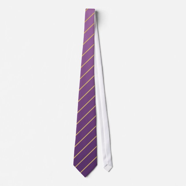 Gravata Tira Farbverlauf stripes color gradient de ouro (Frente)
