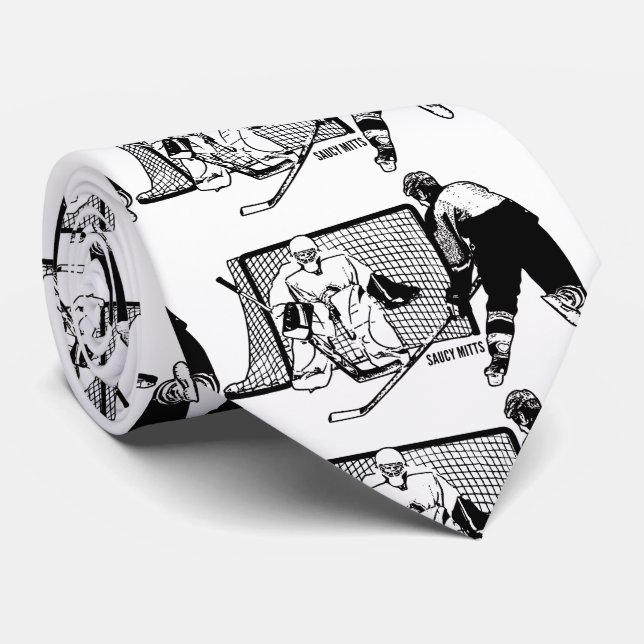 Gravata Tiro no Hockey da Net (Rolled)