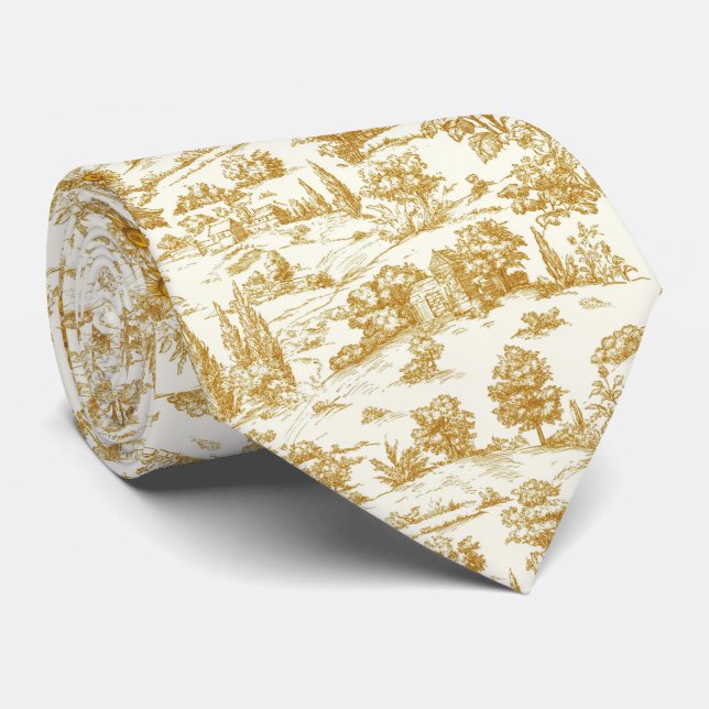 Gravata Toile de Algodão Sunflower Campo (3) (Rolled)