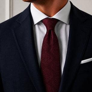 Gravata Tom Burgundy Marrom Tom sobre Tom