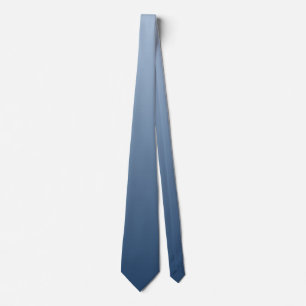 Gravata Tons Harmoniosos de Azul Fumê Claro a Escuro