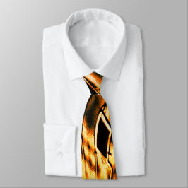 Gravata Torcido com um tom leve de coral ao ouro