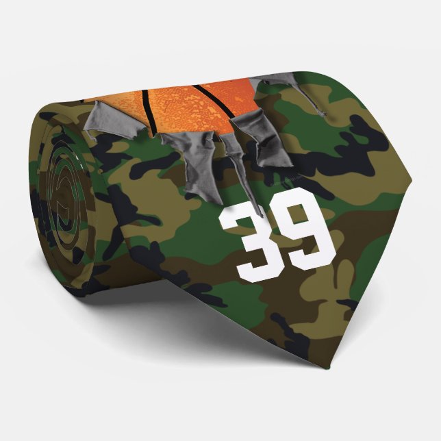 Gravata Torn Basquete (camo/personalizado) (Rolled)