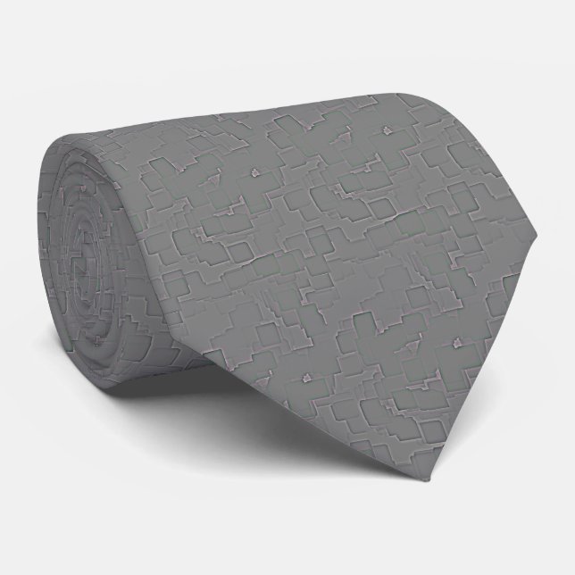 Gravata Torneio de Arte "Geométrico" (Rolled)