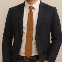 Gravata Torneio de Colher de Couro Mal Texturado