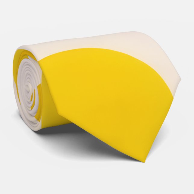 Gravata Torneio de Pescoço Amarelo Sunny (Rolled)