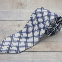 Gravata Torneio de Pescoço Azul e Branco