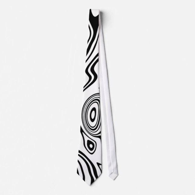 Gravata Torneio de Pescoço Branco, com Strik Cura (Frente)