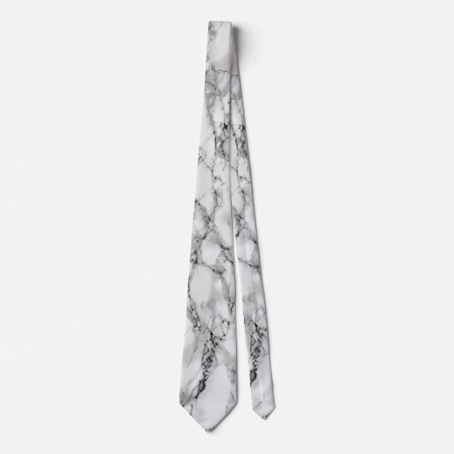 Gravata Torneio de Pescoço Branco - Elegante (Frente)