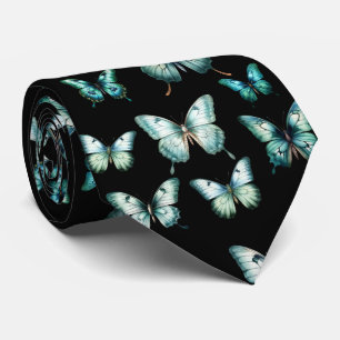 Gravata Torneio De Pescoço Da Borboleta Teal Elegante