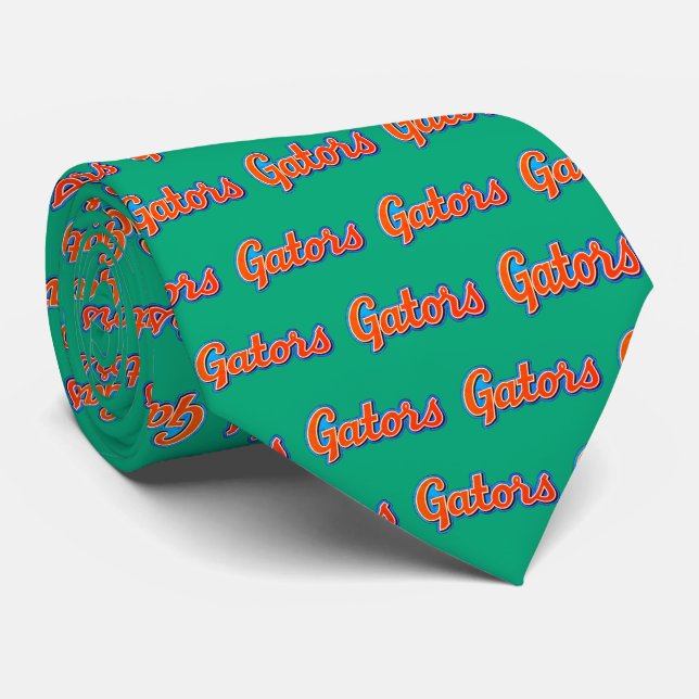Gravata Torneio de Pescoço da Equipe de Esportes de Gators (Rolled)