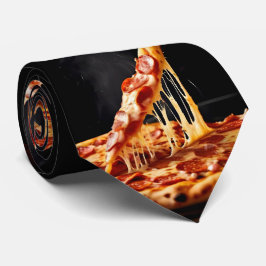 Gravata Torneio de Pescoço da Pizza Preta