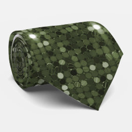Gravata Torneio De Pescoço Verde Oleícola De Glimmering Ch