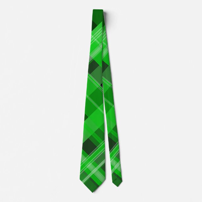 Gravata Torneio de Xadrez Verde e Preto (Frente)