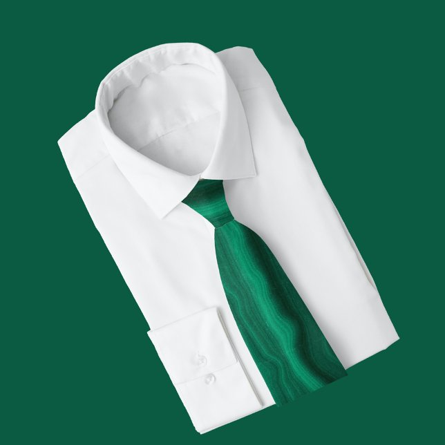 Gravata Torneio elegante do Pescoço de Agato Verde (Criador carregado)