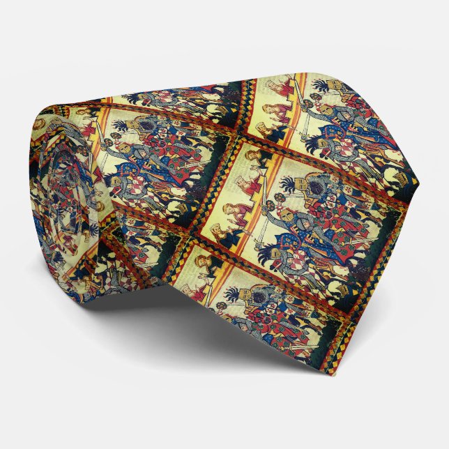 Gravata Torneio medieval (Rolled)