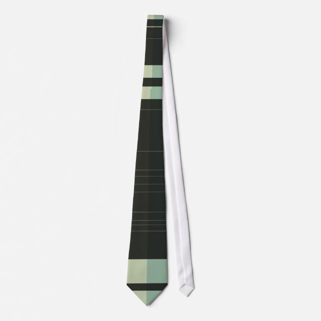 Gravata Torneio Verde Negro, Mar Negro (Frente)