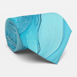 Gravata Torquoise Agate Swirls Neck