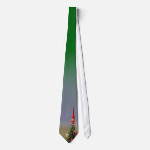 Gravata Torre de Árvore de Natal
