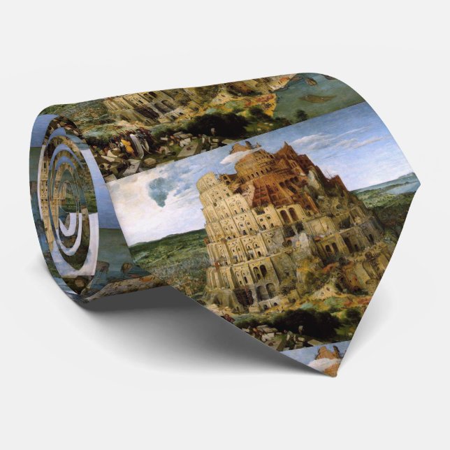 Gravata Torre de Babel (Rolled)