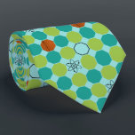 Gravata Torre de Octagons Atômicos<br><div class="desc">Octagons - eles não são mais só para sinais de stop! Esta Gravação de octógons atômicos apresenta octógons verdes e lacrimogêneos alternados num fundo azul claro. Mas se você está pensando, "Isso não soa muito atômico", segure-se no seu capacete espacial porque há mais. Isto, kitschy, meio século moderna de design...</div>