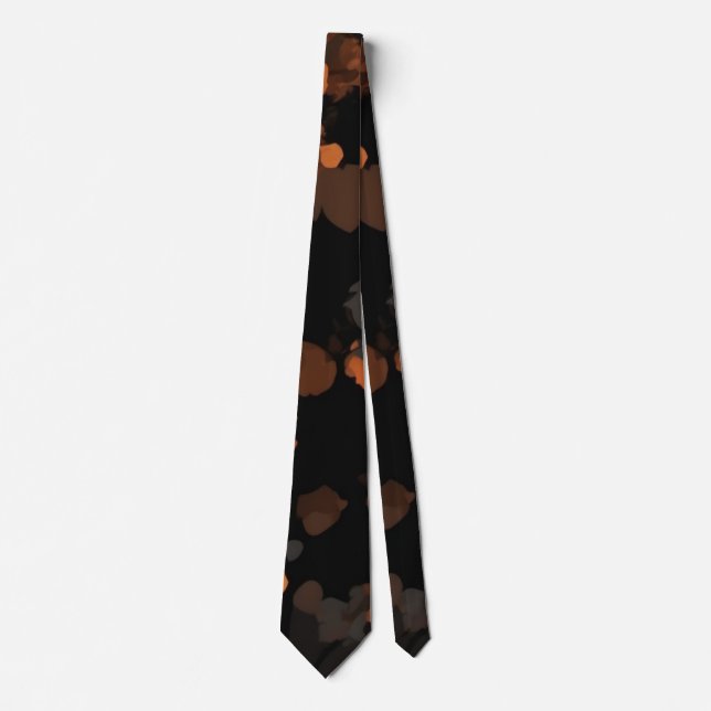 Gravata TortoiseShell Vintage Retro, Padrão de Tartaruga (Frente)