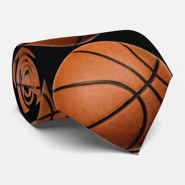 Gravata Trabalho de arte de basquetebol (Rolled)