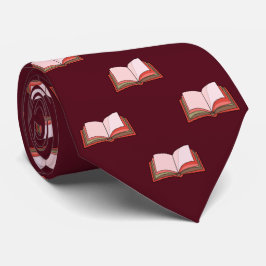 Gravata Trabalho de Lover do Livro Vermelho Burgundy, Grad