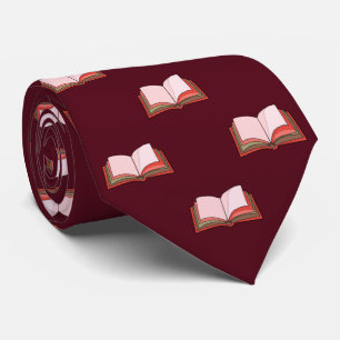 Gravata Trabalho de Lover do Livro Vermelho Burgundy, Grad