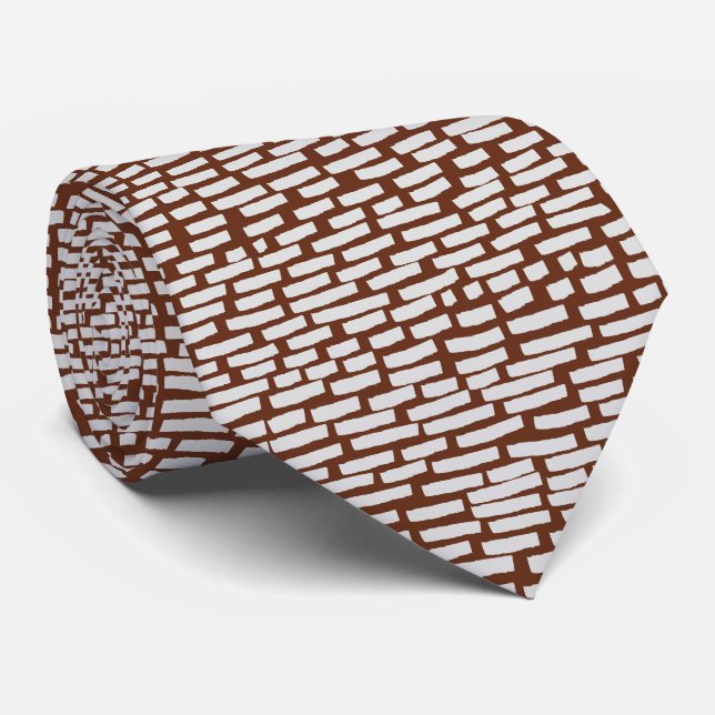 Gravata Traços de cinzas leves na ferrugem A (Rolled)