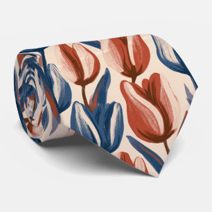 Gravata Traje de Noivo Casamento Flor de Tulipa