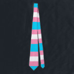 Gravata  Transgender Flag | LGBTQIA  Pink, Blue and White<br><div class="desc">Fun tie in light blue,  pink and white to stand for the transgender flag colors.</div>