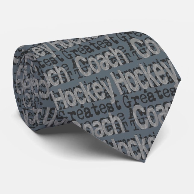 Gravata Treinador de Hockey Extraordinaire (Rolled)
