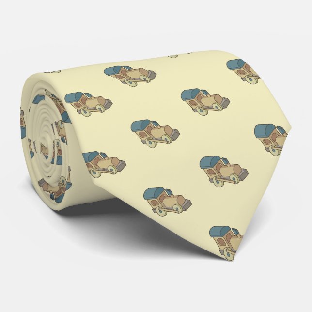 Gravata Trem de Brinquedo (Rolled)