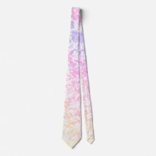 Gravata Trendy Pastel Rainbow Splatter