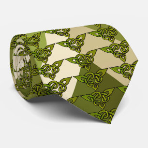 Gravata Triângulo - Nó Celtico Repetir Sobre Jumbo Zigzag