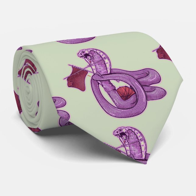 Gravata tricô cobra (Rolled)