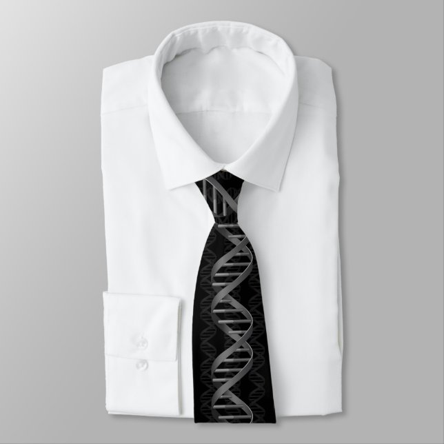 Gravata Trilha dupla Helix Black Tie (Amarrado)