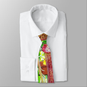 Gravata tropical das flores