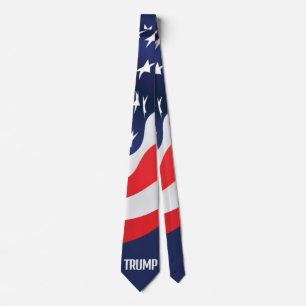 Gravata Trump 2028 Flag Neck Tie